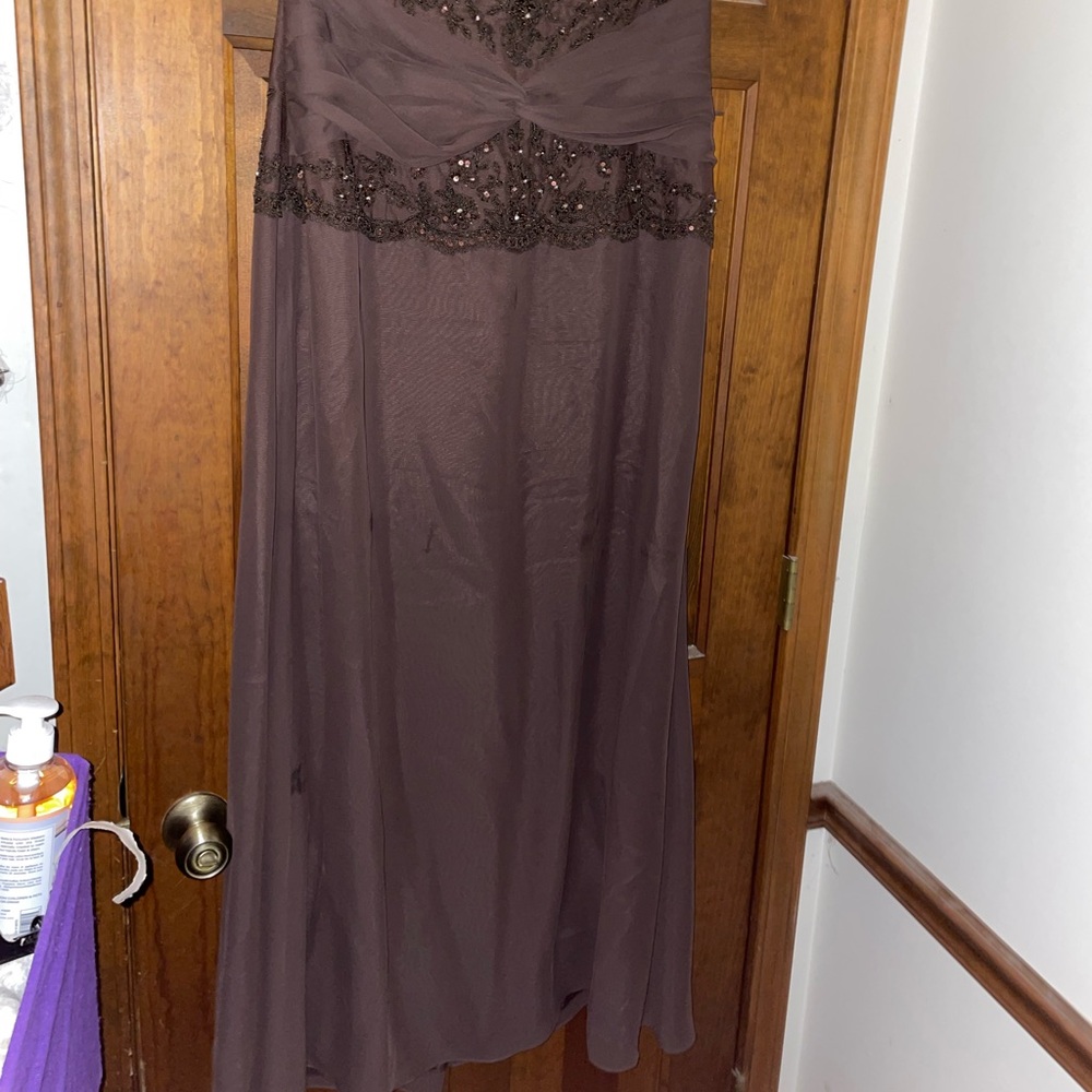 Beaded evening gown